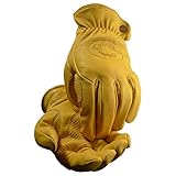 Caiman カイマン Gold Sheep Grain ゴールド シープ グレイン（羊革） ドライバー / ワーク グローブ (S)