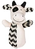 Blossoms & Buds Caleb the Cowブラック&ホワイトユニセックスPlush Baby Rattle