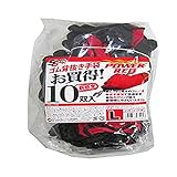ミタニコーポレーション 背抜き手袋 パワーレッド(10双組)L
