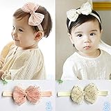ヘッドアクセサリー ベビー 可愛いヘアバンド 2色 10点 【10点】