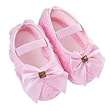 RongSen(TM) 　ベビーシューズ ドレスシューズ　 フォーマル　 女の子 　赤ちゃん　リボン　レース　　プリンセス風 　赤ちゃん用　歩行練習靴 　柔らかい　出産祝い　プレゼント 　結婚式 パー