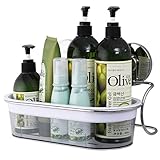 TAILI 強力 吸盤 浴室ラック 壁掛けラックお風呂用 水切り ステンレス バス収納ラック防水防潮防錆排水機能付き キッチや浴室やトイレに壁掛けバス用品