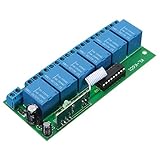 AntRC 12V 315MHZ ジョグ6チャンネルCH RFワイヤレスリモートコントロールスイッチ受信モジュール