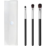 貝印(Kai Corporation) 貝印 cosmeup(コスメアップ) 熊野筆 アイシャドーブラシ S M L 3種 簡易ケースセット メイクブラシ 3本セット 1セット 3個 (x 1)