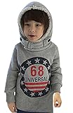 Plus Nao(プラスナオ) パーカートレーナー プルオーバーパーカー 裏起毛 ボア 子供服 男の子 女の子 男児 女児 小学生 キッズ トップス 秋 グレー 100