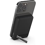 【VGP金賞受賞】Belkin MagSafe対応 ワイヤレス モバイルバッテリー 5000mAh(7.5W) iPhone 15 / 14 / 13 / 12 シリーズ対応 パススルー充電対応 PSE技術基準適合 機内持ち込み可能 充電用ケーブル同