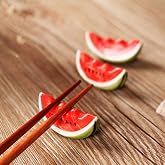 果物 箸置き 2点 セット ( スイカ ) おしゃれ かわいい はしおき 和 食器 せともの フルーツ インテリア 箸おき 卓上小物 チョップスティックレスト カラトリーレスト ナイフレスト
