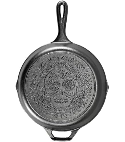 新品Lodge Seasoned 鋳鉄製スカルミニケーキパン Amazon｜Lodge Seasoned 鋳鉄製スカルミニケーキパン