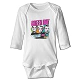 可愛い 男の子と女の子 パンク ロックバンド グリーン デイ ベビー服 コットン White Size 18 Months