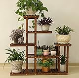 グラウンドタイプの花鍋棚バルコニーフラワーラックソリッドウッドリビングルームフレッシュプラントラックマルチレイヤ盆栽フレームウッドインテリアフロアトゥーム ( サイズ さいず : L l )