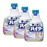 花王 キッチン泡ハイター 漂白剤 付替用 400ml３個セット 台所用品 除菌・漂白・消臭