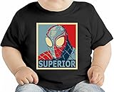 Spiderman Superior Poster オーガニックベビーTシャツ 6-12 Months
