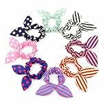 【爱莉セレクトショップ】★全１0枚セット！グログランリボン シンプル ヘアアクセサリー・ヘアゴム 可愛い　キュート おしゃれ　人気な 子供 髪飾り ウサギ耳　可愛い♪　ガーリー子供 にプレゼント最適 