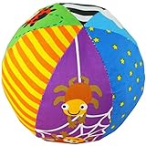 【ノーブランド 品】カラフル　布　丸い　ボール　認知　六面　赤ちゃん　おもちゃ　ガラガラ　贈り物