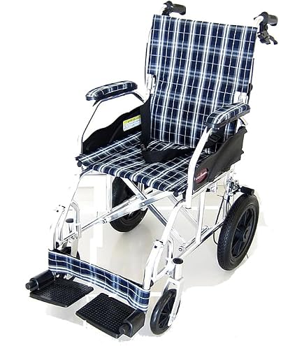 Amazon | カドクラ クラウド 介助用車椅子 折りたたみ式 ミラノレッド