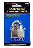 CAL-HAWK CLO40L Padlock - 1-9/16 (40 mm) Hardened Shackle Rustproofing and Nickel Plated [並行輸入品]