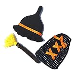 PANCY ベビー服 ベビー用 コスチューム 寝相アート 新生児 着ぐるみ 2点セット 出産祝い プレゼント 魔法使い