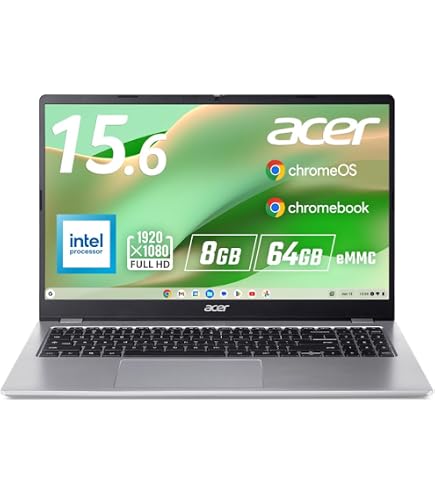 Amazon.co.jp: acer Chromebook 15.6インチ フルHD IPS LCD ラベンダー