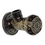 Baosity 黄銅　温水　角バルブ　トイレ　ヒーター　シンク　三角バルブ