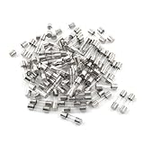 uxcell ガラス管ヒューズ クイックガラス管ヒューズ 速断タイプ 250V 10A 5mm x 20mm 100個