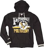 Pittsburgh Penguins Mitchell & Ness Start of Season Full Zipプレミアムスウェットシャツ