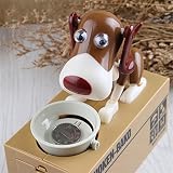 ZJKC Perfectノベルティ貯金箱犬貯金箱Stealお金コイン収集保存ボックスストレージポットケース子供ギフトクリエイティブ貯金箱犬動物Stealお金コイン保存ボックスランダムな色で