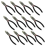 KENOH ブラックグリップ 強力ニッパー 12本セット 150mm