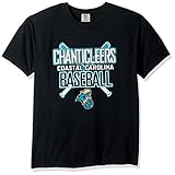 NCAA Coastal Carolina Chanticleers Baseball Bats半袖快適カラーTシャツ、Large、ブラック