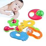 EITC 6個キット幼児新生児Baby Rattles Handbells Developmental Cribおもちゃベッドベル