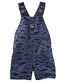 OSH KOSH オシュコシュ,正規品.オシュコシュ オーバーオール サロペット ☆恐竜・サメ☆コットン☆男の子 女の子 カーターズ系 1.サメ 12M(75-80cm)