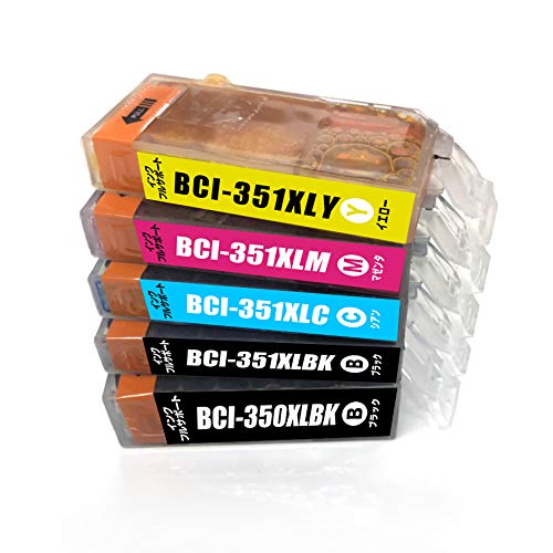 Mua i 351xl 350xl 5mp キャノン 互換インク i 351 350 5mp Canon 5色セット 1年保証付 Icチップ付 プリンター保証付 Tren Amazon Nhật Chinh Hang Fado