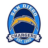 11 x 13 " San Diego Chargers NFL木製Street Sign