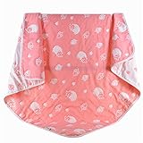 6重ガーゼケット おくるみ バスタオル ベビーケット オレンジ B