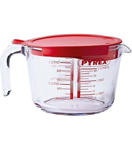 Amazon | Pyrex 4-Cup Glass Measuring Cup For Baking and Cooking
