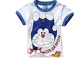 子供 半袖Tシャツ ドラえもん柄 半袖 カットソー キッズ 男の子 トップス (120)