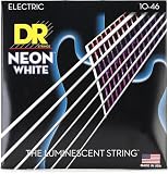 DR エレキ弦 NEON ニッケルメッキ ホワイト カラー コーテッド .010-.046 NWE-10