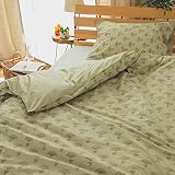 グラムスタイル 掛け布団カバー シングル 綿100％ 150x210cm ヒモ付 ハンドメイド ブロックプリント モーティブ ベージュ