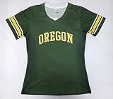 NCAA Oregon DucksレディースグリーンメッシュプリントTシャツ( M )