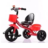 子供tricyclesミニバイクシンプルな屋内屋外2-6歳合金赤い自転車