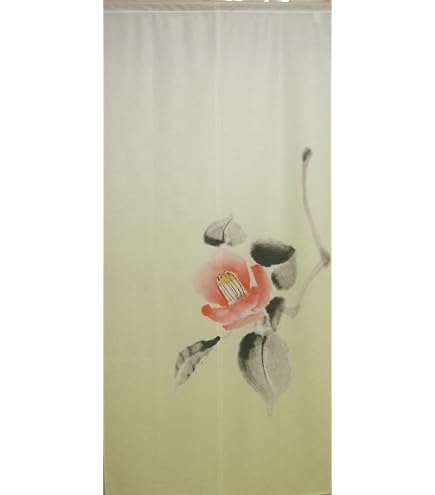 Amazon｜和風 のれん タペストリー 暖簾【藤の花】（幅85㎝ x 丈180cm