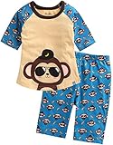 [Vaenait Baby]キッズ12ヶ月-7歳綿100％7丈ルームウェアパジャマ寝間着上下セットHiphop monkey S