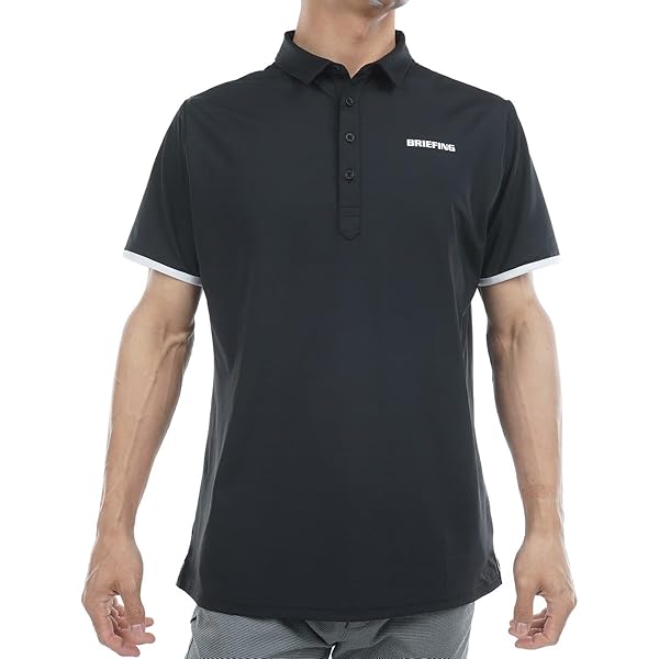 BRIEFING サイドロゴ シャツ ブラック M Amazon.co.jp: [ブリーフィング] ゴルフ ウェア メンズ サイドロゴ