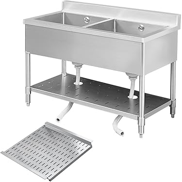 シンク　２槽　コンパクト　人気商品　　ＧＮ６ KP2-900,KPC2-900【東製作所】二槽シンク【組立式】幅900×奥行450×高さ