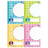サクラクレパス 学習帳 B5 5mm方眼 チェック柄 4冊パック N11-4P