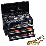 スーパーツール(SUPERTOOL) プロ用デラックス工具セット 【ゴールドモンキ24mm・36mm2丁サービスセット限定販売】 S7000DX 12.7sq(チェストタイプ)
