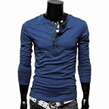 Chariot Trading – 新しいファッションコットン長袖Tシャツメンズ