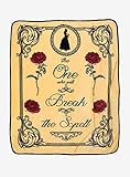 Disney Beauty and the Beast Break The Spell Throw Blanket