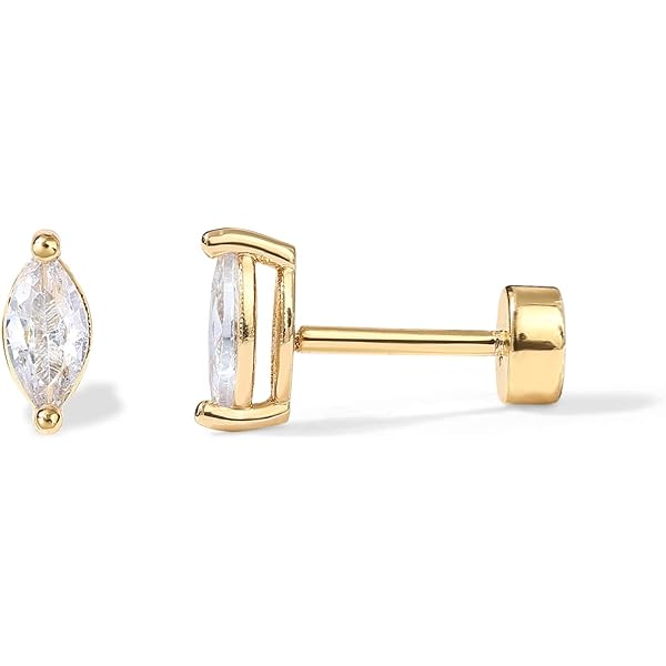 Amazon | PAVOI 14Kゴールドメッキ925スターリングシルバー