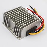 Newone 24V降圧13.8V車載変圧器 DC-DC降圧モジュール直流変圧器 LEDランプの監視設備の音響 入力電圧範囲24V(18-40V) (DC 24V(18V-40V)転13.8V 30A