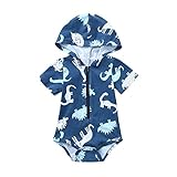 Mimoonkaka　子供服　幼児　新生児　ベイビー　ボーイズ　女の子　恐竜　ジッパー　フード付き　ロンパース　ジャンプ　スーツ　洋服　少年 少女　人気